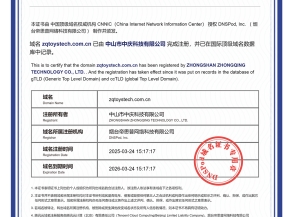 Company Domain Registered